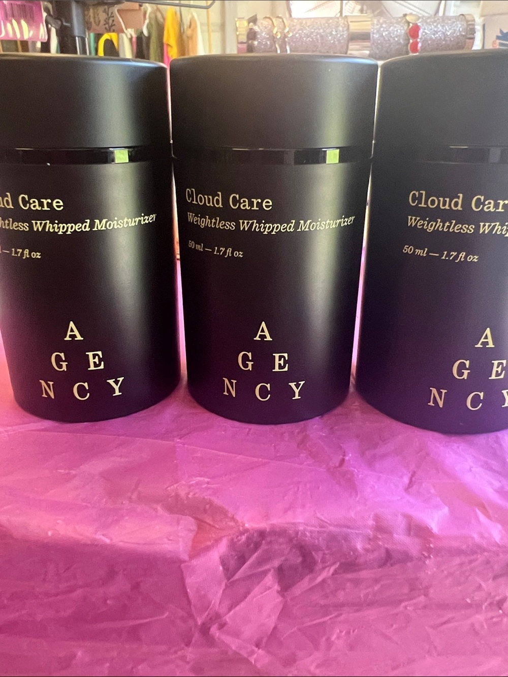 Cloud Care Weightless Whipped Moisturizer - Black lot of 3 all new